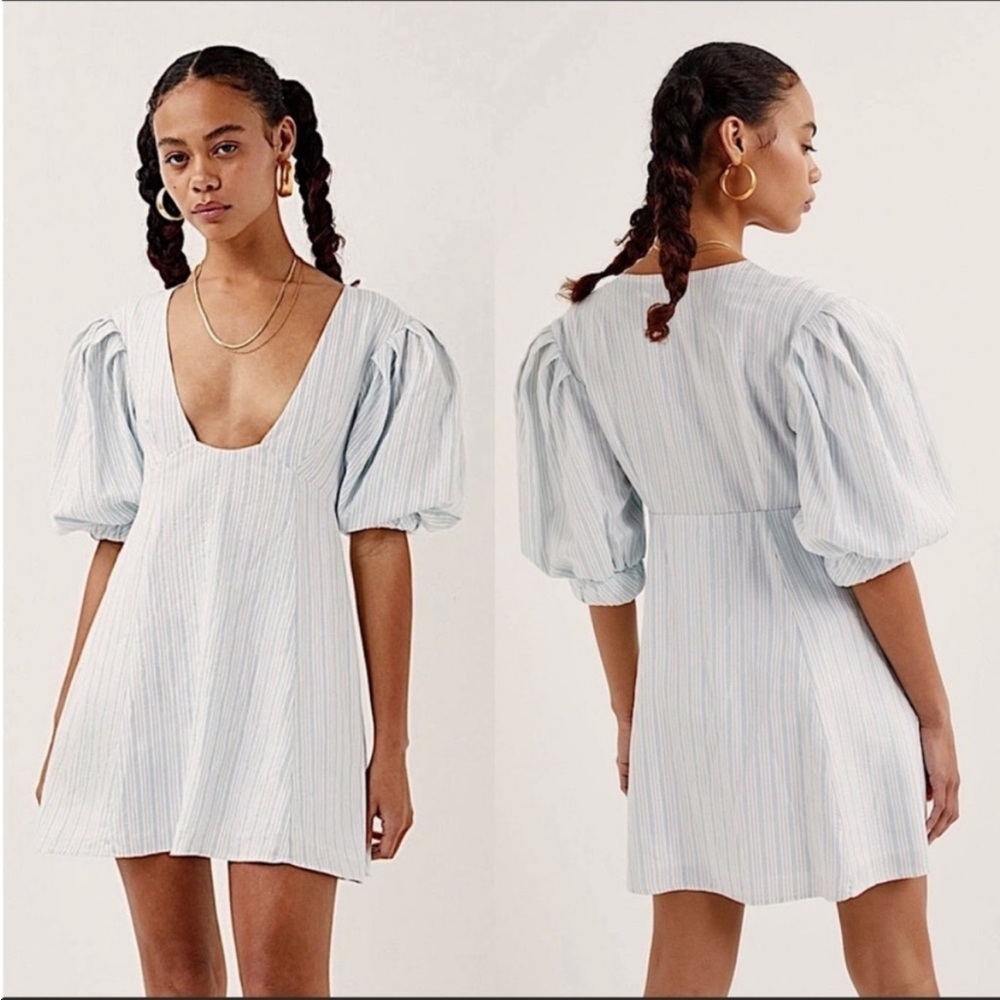 NWT For Love & Lemons Leslie Mini Dress:
Size S